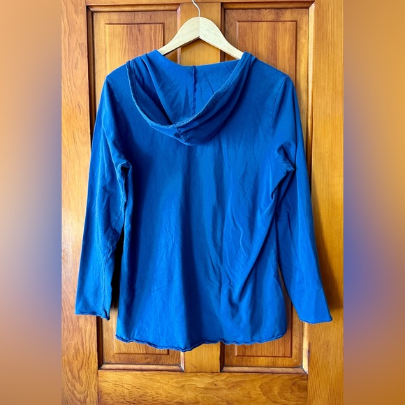 Life Is Good Blue Long Sleeve Tee with Inspirational Text - Picture 2 of 8